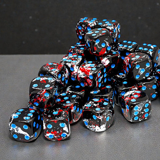 Brush Dark Side Blue 12mm d6 Dice