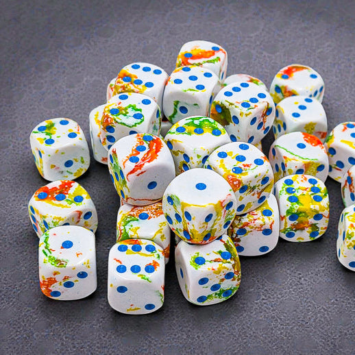 Brush Breezy Blue 12mm d6 Dice