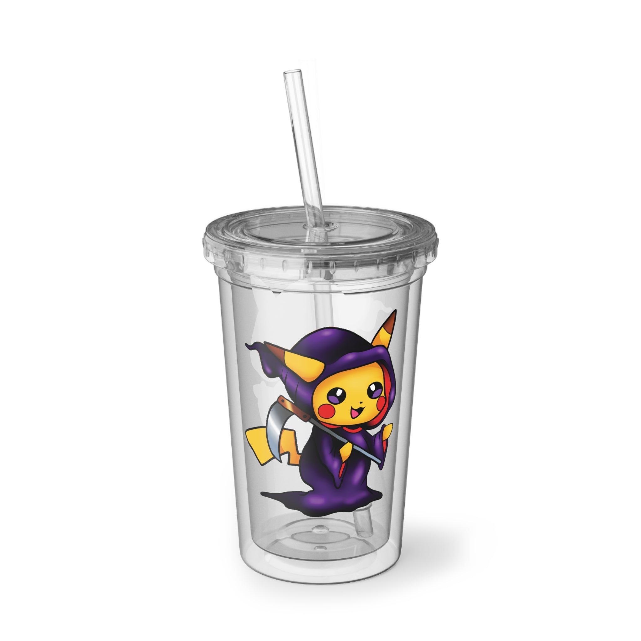 Pikachu Reaper Acrylic Tumbler