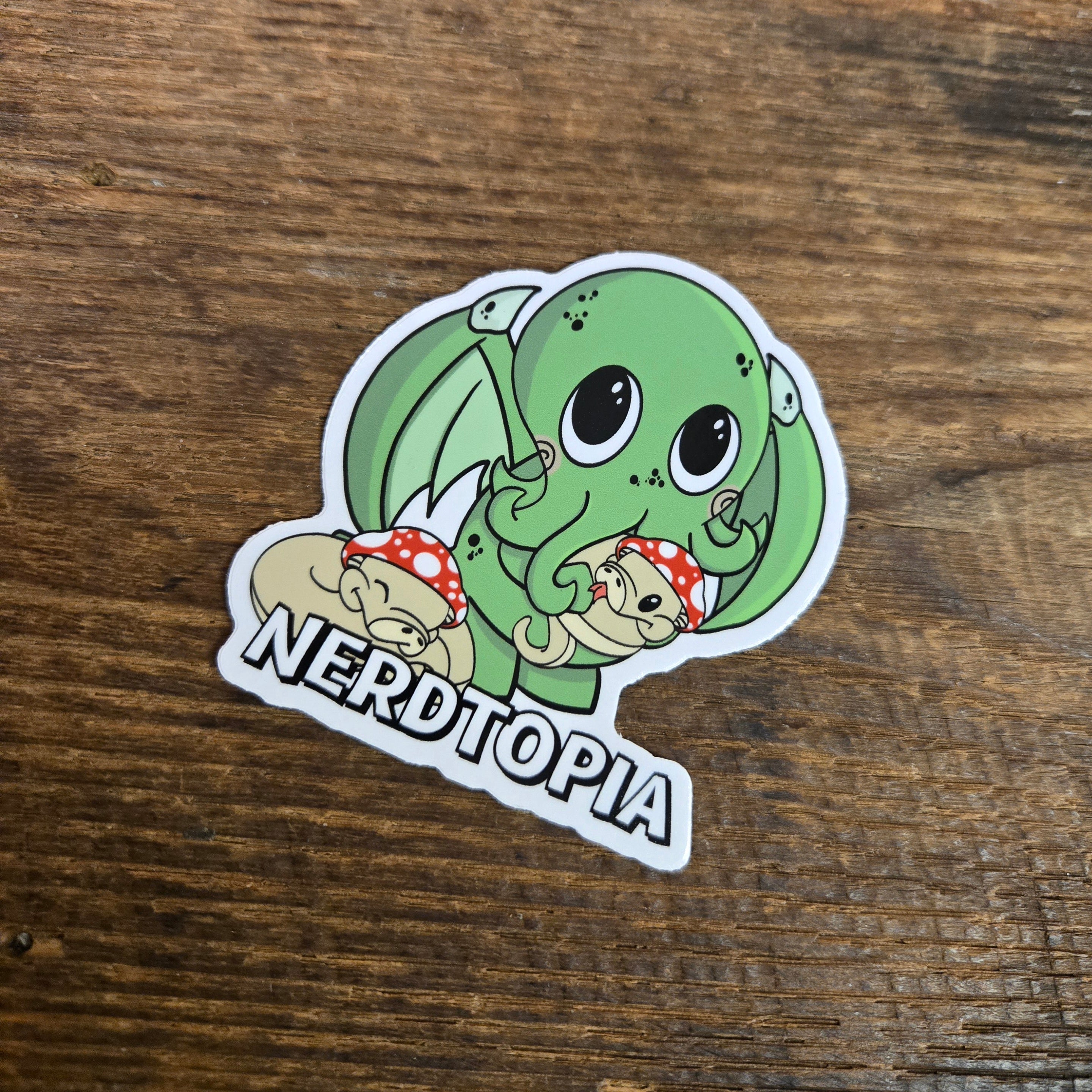 Nerdtopia Vinyl Decal