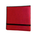 3X4 12 Pocket Dragon Hide Red Binder