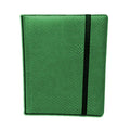 9 Pocket Dragon Hide Green Binder