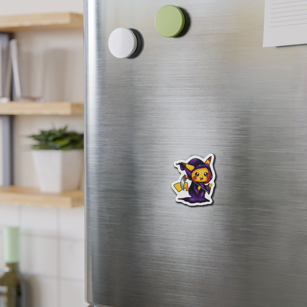 Pikachu Grim Reaper Magnet