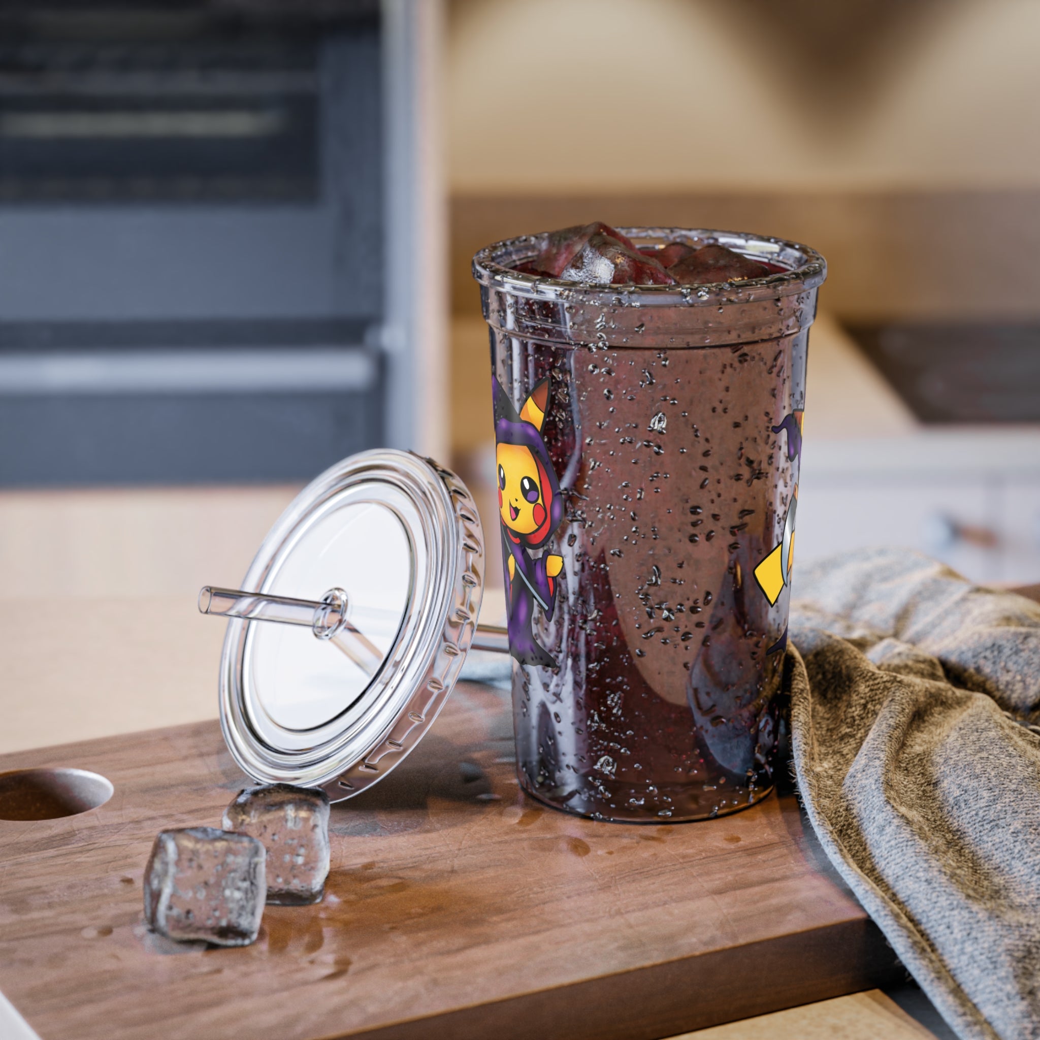 Pikachu Reaper Acrylic Tumbler