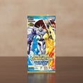 Digimon Generation card game packaging with colorful Digimon design on a white background