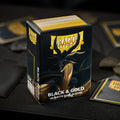Black & Gold 100 Matte Dual Card Sleeves