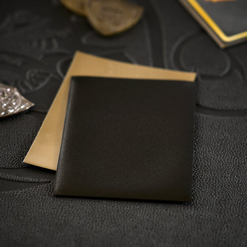 Black & Gold 100 Matte Dual Card Sleeves