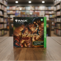 MAGIC: THE GATHERING The Hobbit Draft Night box with characters and branding.