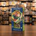 Dice set packaging for 'Critical Role' featuring a character with orange hair and a bow.