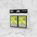 Two card sleeves with a 'Financial Mistakes' design on a white background