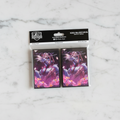 Pack of card sleeves with a character design on a white background