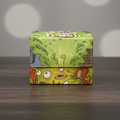 Card game box with 'Complete Trash' text on a white background