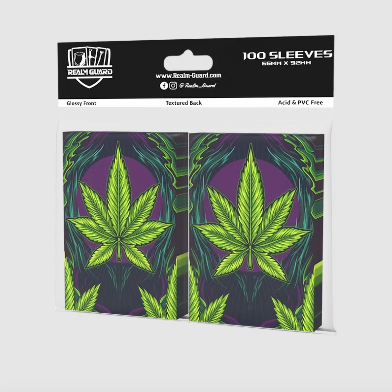 Green Leaf Card Sleeves