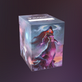 Card game box with dragon illustration on a dark background