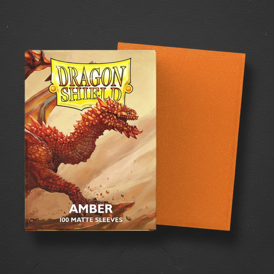 Amber Matte 100 Card Sleeves
