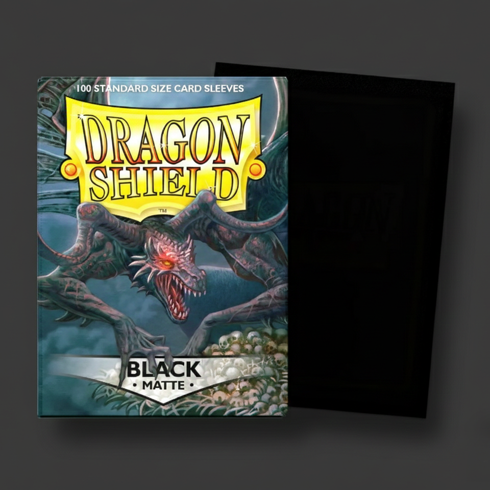 Black Matte 100 Card Sleeves