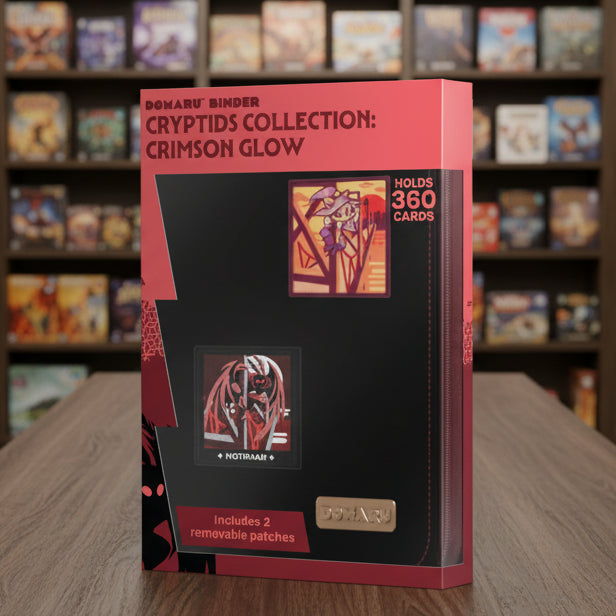 9 Pocket Cryptid Patch Binder - Crimson Glow