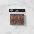 Card sleeves packaging with a fantasy character design on a white background
