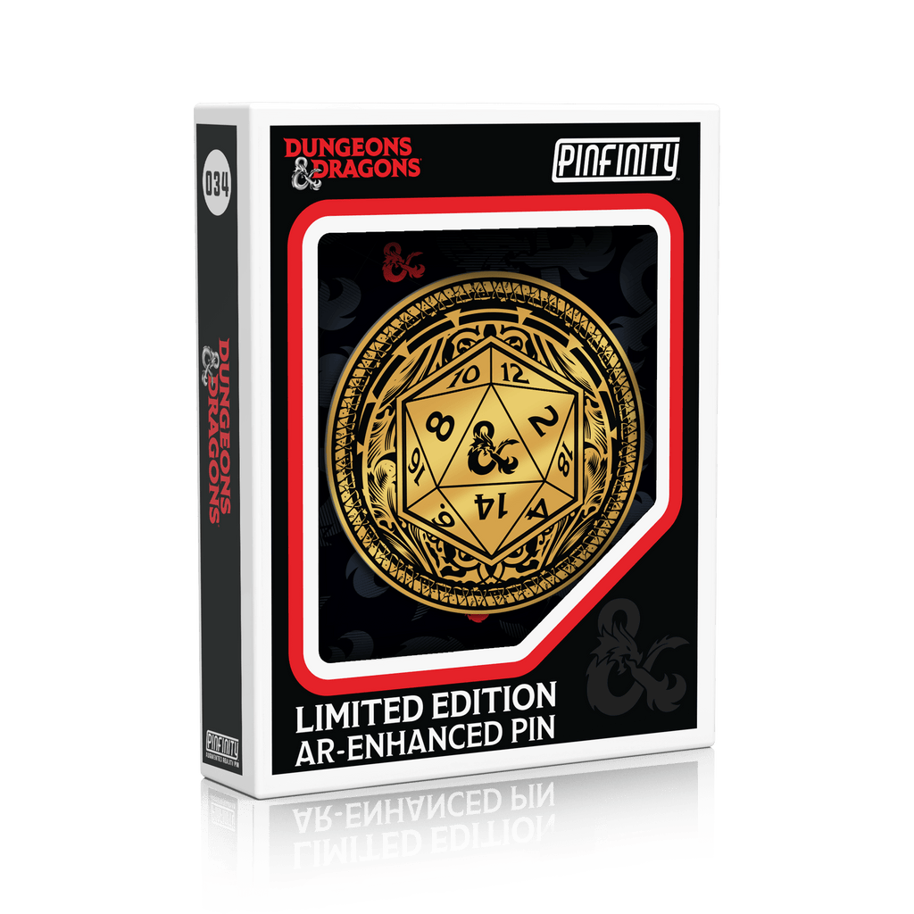 Ornate Gold D20