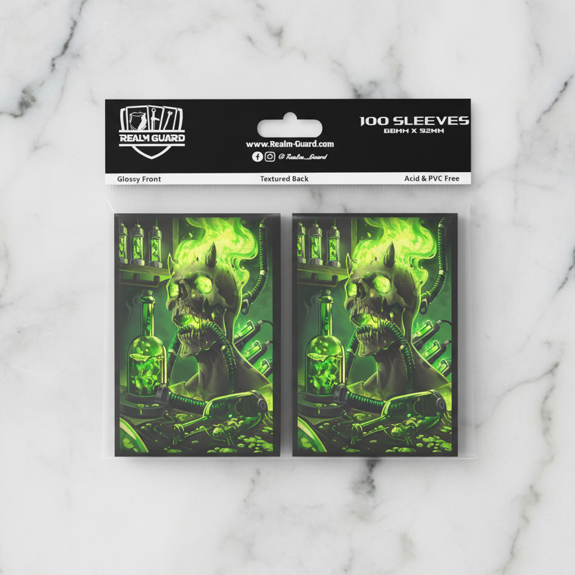 Toxic Poison Card Sleeves