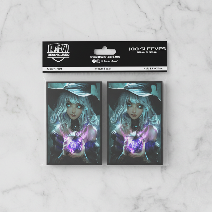 D20 Witch Card Sleeves