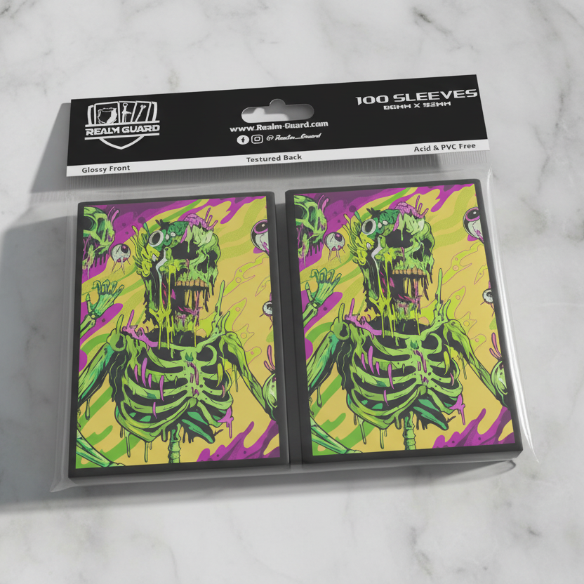 Melting Skull Card Sleeves