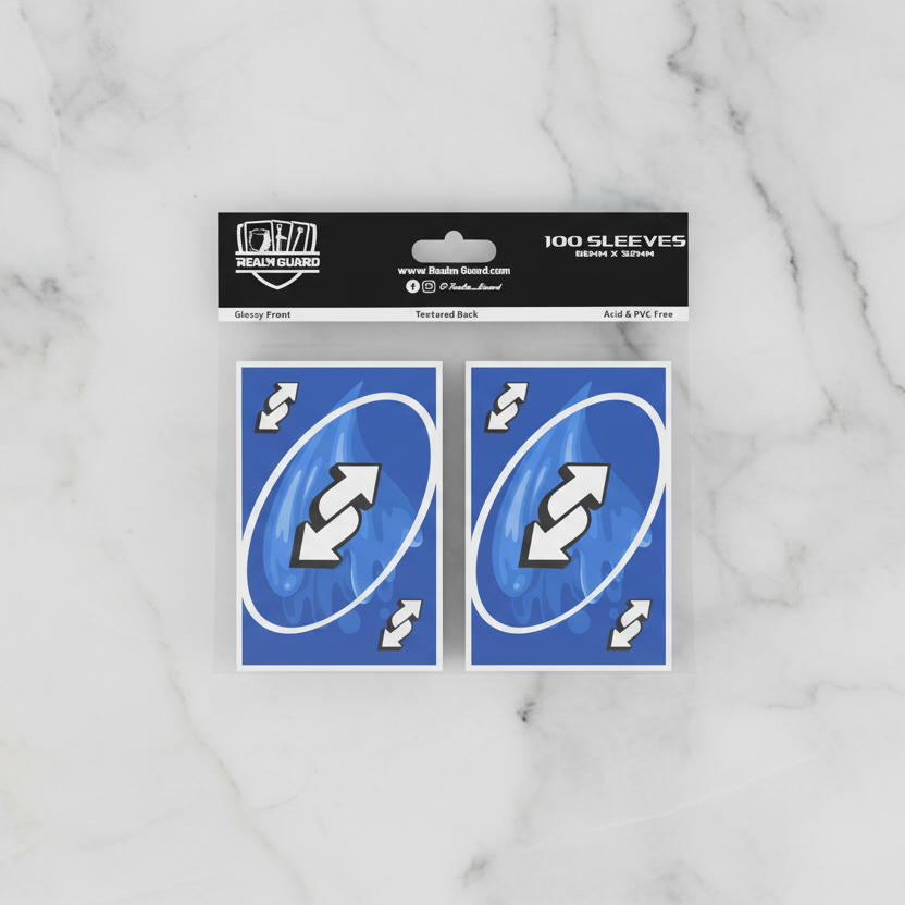 Mono Blue Card Sleeves
