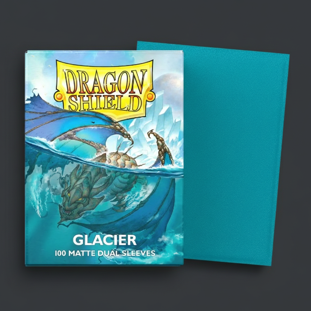Glacier 100 Matte Dual Card Sleeves