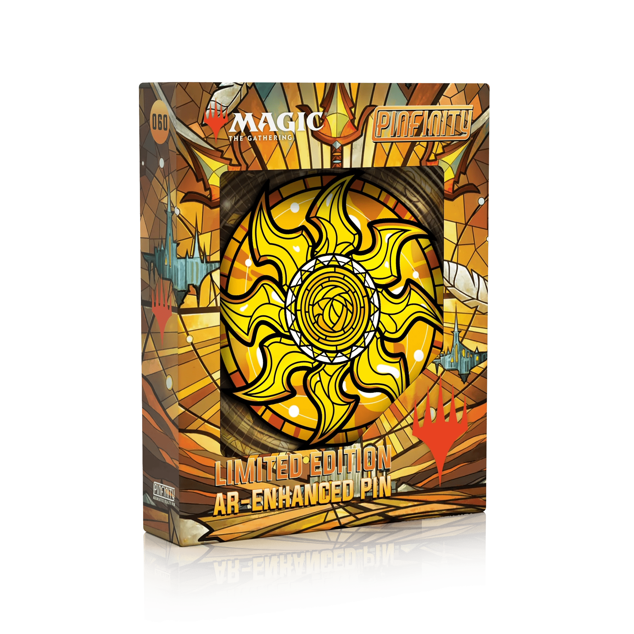 Stained Glass Plains Pin