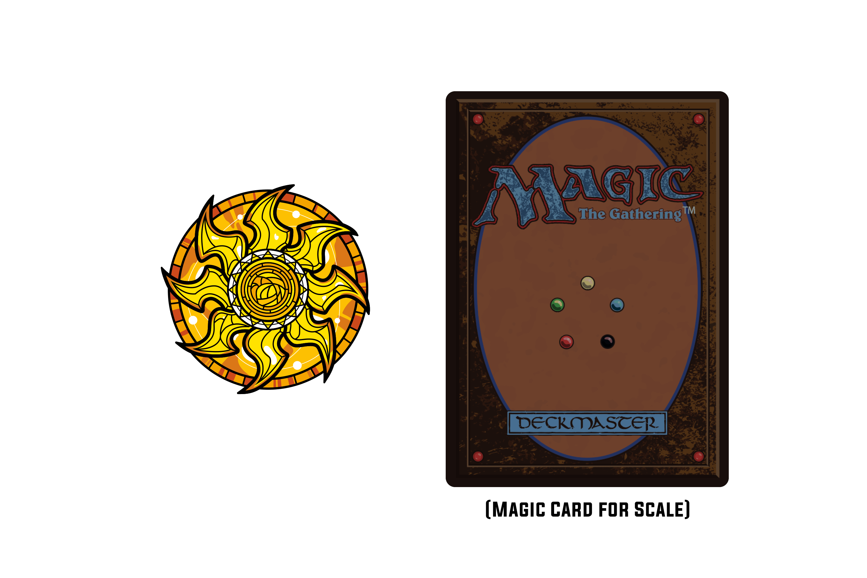 Stained Glass Plains Pin