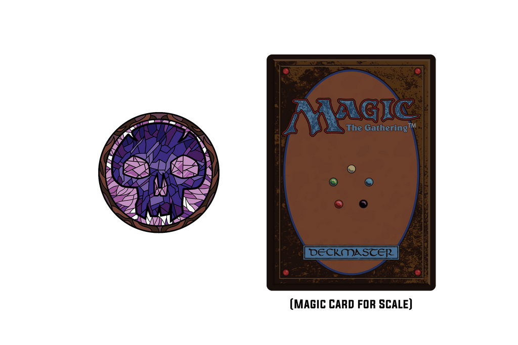 Stained Glass Swamp Pin