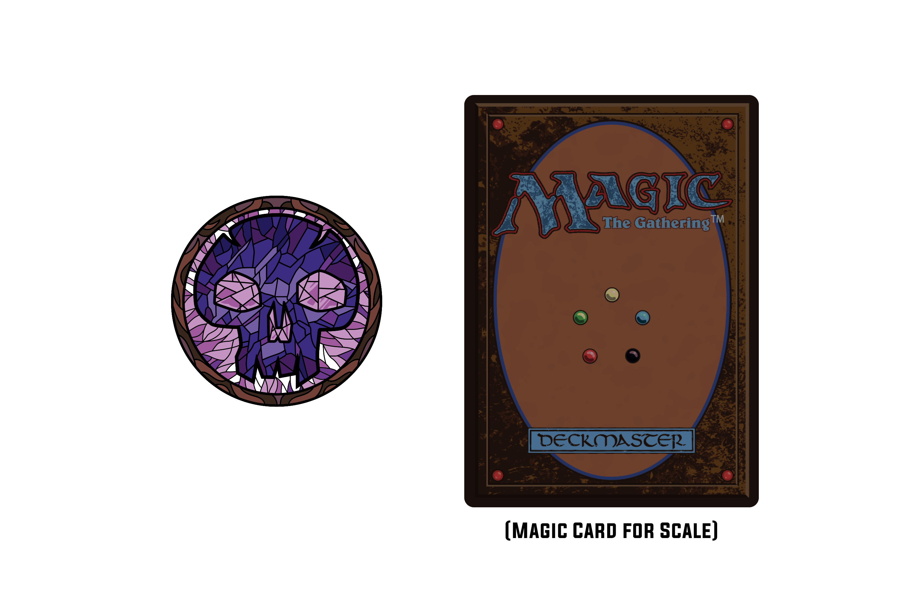 Stained Glass Swamp Pin