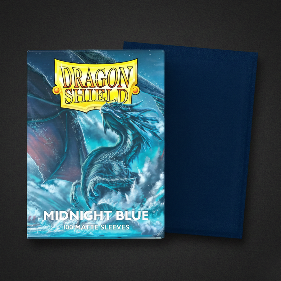 Midnight Blue 100 Matte Card Sleeves