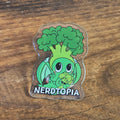 Nerdtopia Broccoli Acrylic Pin