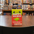 Happy Salmon game box with a colorful design on a white background