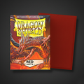 Red 100 Matte Card Sleeves