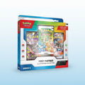 Pokémon Trading Card Game First Partner Illustration Collection Series 3 box set, containing a Pokémon TCG card game, a Pokémon booster pack, and illustration cards, shown in its retail packaging.