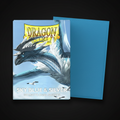 Sky Blue & Silver 100 Dual Matte Card Sleeves