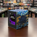 Magnetic card holder with Starry Night design on a white background