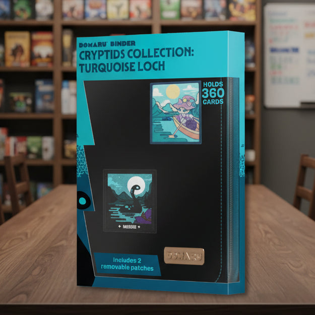 9 Pocket Cryptid Patch Binder - Turquoise Loch