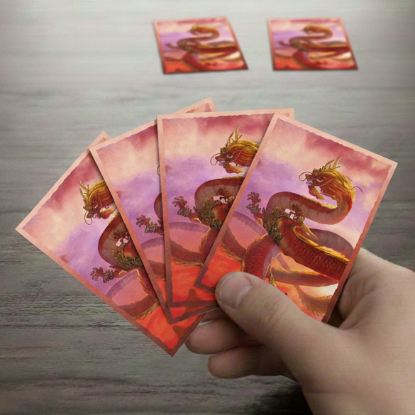 Year of the Dragon 2024 100 Matte Dual Art Card Sleeves